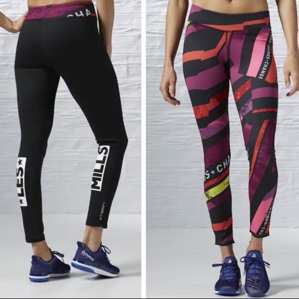 Reebok LES MILLS Body Pump Women’s Reversible Leggings - Small